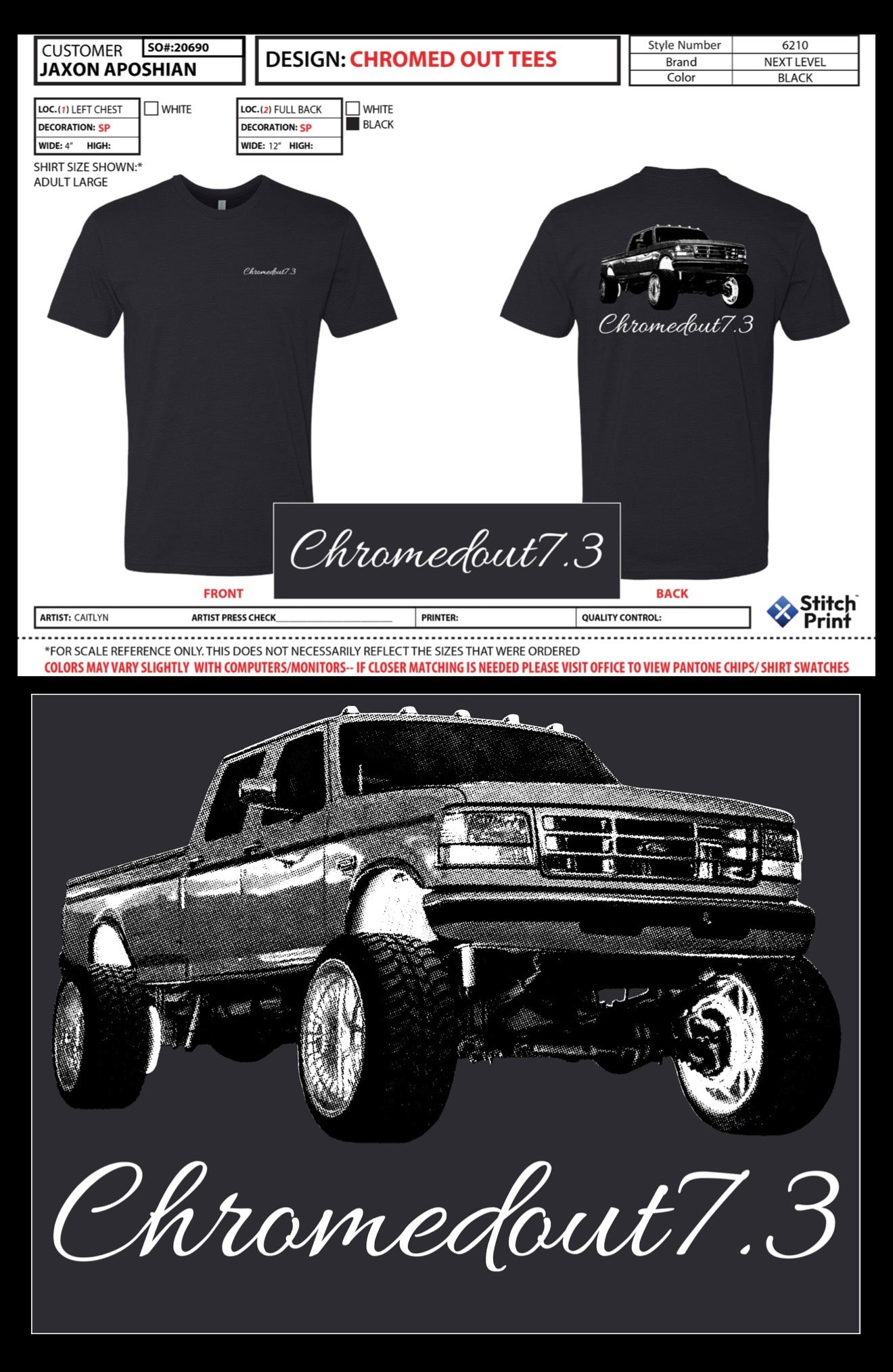 Chromedout T’s